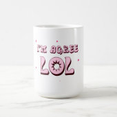 Mug JE SUIS D’ACCORD LOL Funny Meme Retro (Centre)