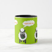 Mug Je suis d'accord avec l'élection générale (Centre)