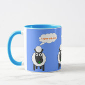 Mug Je suis d'accord avec l'élection générale (Gauche)