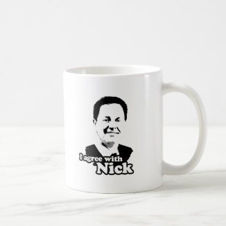 Mug Je suis d'accord avec Nick