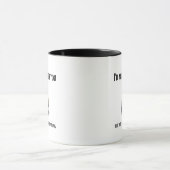 Mug Je suis d'accord avec vous, dessin de chat mignon (Centre)