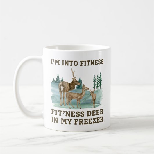 MUG JE SUIS DANS FITNESS FIT’NESS DEER DANS MON CONGÉL (Gauche)