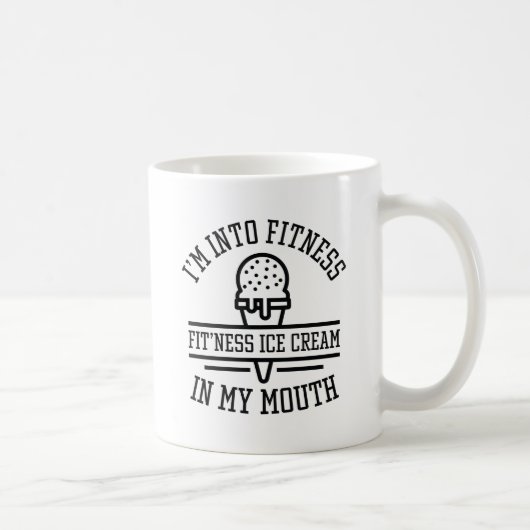 Mug Je suis dans la forme physique (Droite)