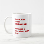 Mug Je suis de Brooklyn (Gauche)
