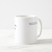 Mug Je suis de d'entreprise. Je suis ici pour aider (Devant droit)