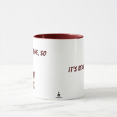 Mug Je suis dehors ici ! (Centre)