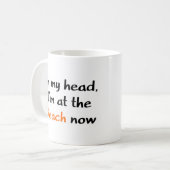 Mug je suis déjà sur la plage (Devant gauche)