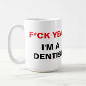 Mug Je suis dentiste (Gauche)