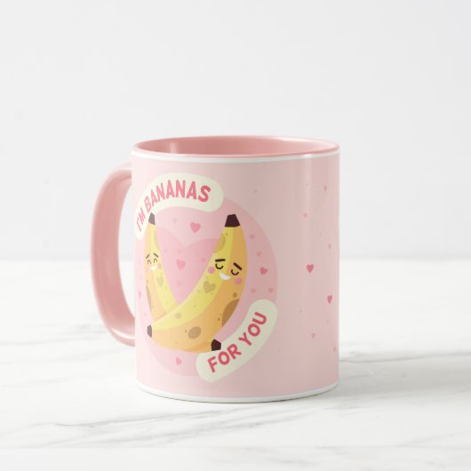 Mug Je suis des bananes pour vous (Devant gauche)