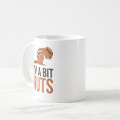 Mug Je suis des écrous d'un peu - écureuil, écureuils (Devant gauche)