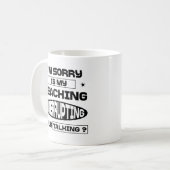 Mug Je suis désolé, Mon enseignement interrompt votre (Devant gauche)