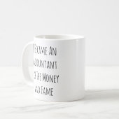 Mug Je suis devenu comptable - des cadeaux de comptabl (Devant gauche)