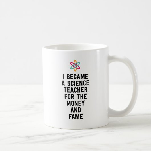 Mug Je suis devenu un professeur de Sciences pour (Droite)