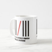 Mug Je suis diagonalement garé dans un univers (Devant gauche)
