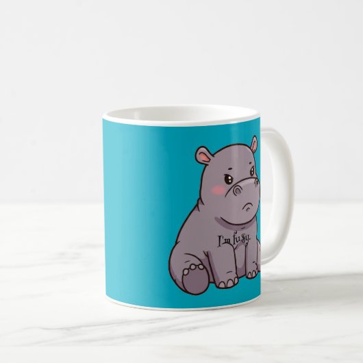 Mug Je suis difficile (Devant droit)
