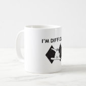 Mug Je suis Difficile Choses De Ski Cool Pour Hommes S (Devant gauche)