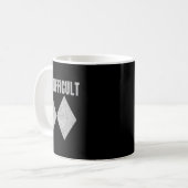Mug Je suis difficile drôle double diamants noirs ski (Devant gauche)