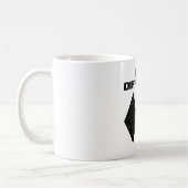 Mug Je suis difficile drôle double diamants noirs ski  (Gauche)