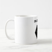 Mug Je suis difficile drôle double diamants noirs ski (Gauche)
