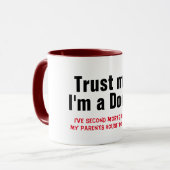 Mug je suis docteur deuxième hypothèque pun médical dr (Devant gauche)