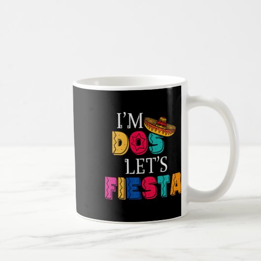 Mug Je suis Dos Let's Fiesta Taco Twosday 2e Anniversa (Droite)