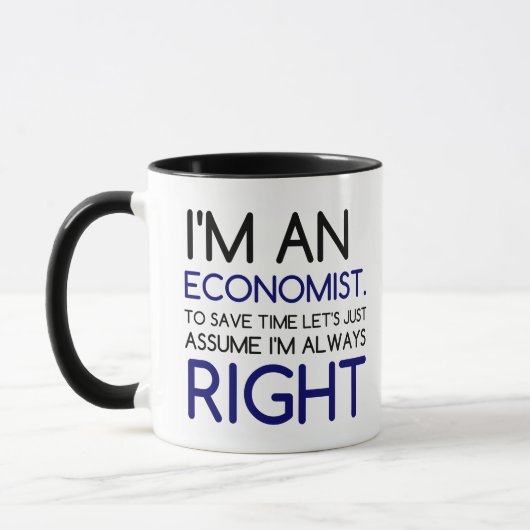 MUG JE SUIS ÉCONOMISTE (Gauche)
