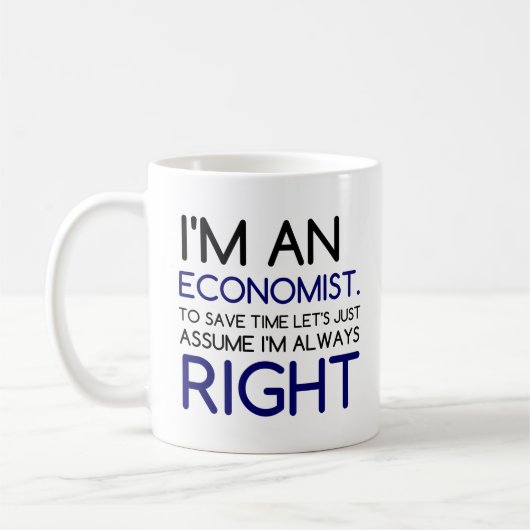 MUG JE SUIS ÉCONOMISTE (Gauche)