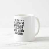 Mug Je suis Embryologue Pas un magicien drôle (Devant droit)