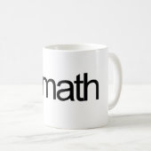 Mug Je suis en maths cardiaque (Devant droit)