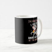 Mug Je suis en multitâche Je peux écouter Ignorer et o (Devant droit)