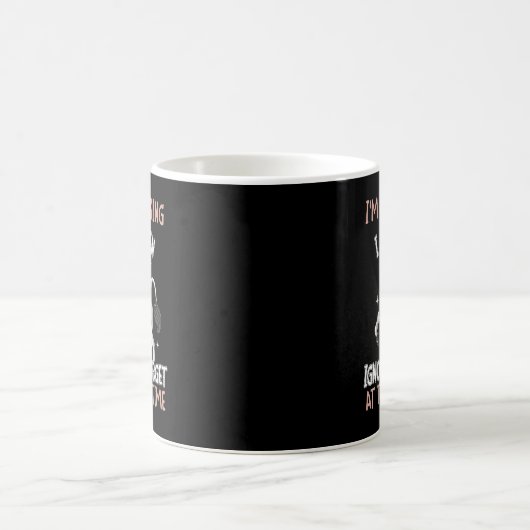 Mug Je suis en multitâche Je peux écouter Ignorer et o (Centre)