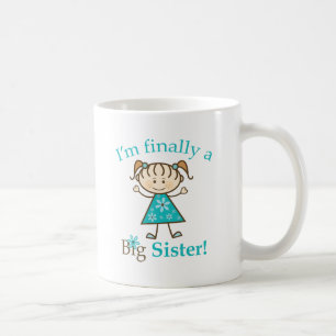 Mug Je suis enfin un chiffre fille de bâton de grande