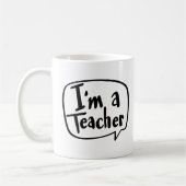Mug Je suis enseignant (Gauche)