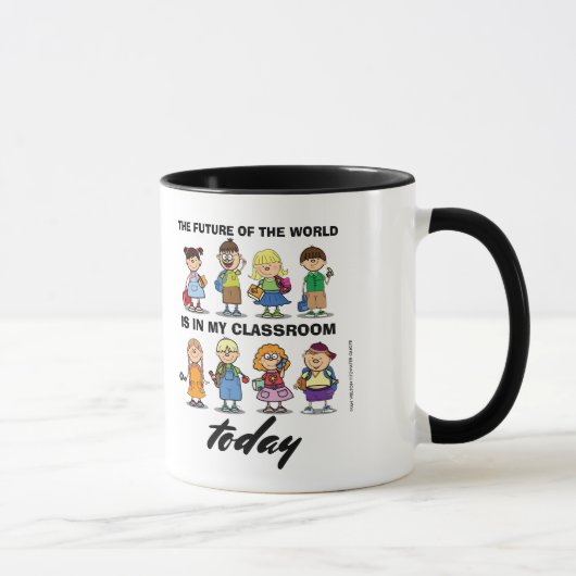 Mug Je suis enseignant. Cadeau scolaire et soumission (Droite)