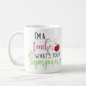 Mug Je suis enseignant ce que sont vos professeurs de  (Gauche)