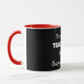 Mug Je suis enseignant. Quel est ton super pouvoir ? (Gauche)