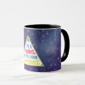 Mug Je suis enseignant, quel est votre super-pouvoir ? (Devant droit)