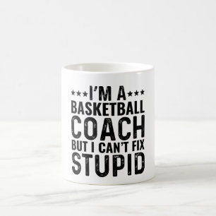 Mug Je suis entraîneur de basket-ball mais je ne peux 