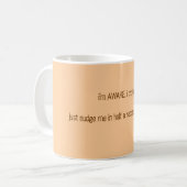 Mug je suis ÉVEILLÉ, I promise.just me pousse du coude (Devant gauche)