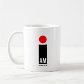 Mug Je suis - Exode 3:14 : Red Design (Gauche)