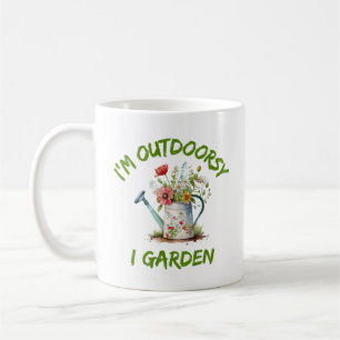 Mug Je suis Extérieur I Garden Funny Jardinage