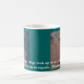 Mug Je suis fanatique des porcs. Citation de Winston (Centre)