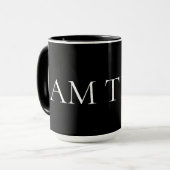 Mug Je suis fatigué – Phrase douce et émouvante (Devant gauche)