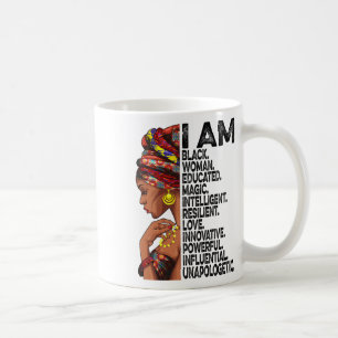 Mug Je Suis Femme Noire Éduquée Mois de l'Histoire des