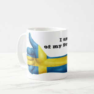 Mug Je suis fier de mes racines suédoises