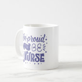 MUG JE SUIS FIER D'UNE INFIRMIÈRE (Devant gauche)