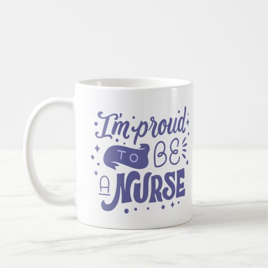 MUG JE SUIS FIER D'UNE INFIRMIÈRE (Gauche)