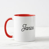 Mug Je suis Fini ! Anti Valentines Day Ajouter un nom  (Gauche)