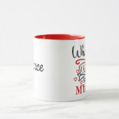 Mug Je suis Fini ! Anti Valentines Day Ajouter un nom  (Centre)