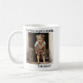 Mug Je suis Fixin' to Get in Trouble (Gauche)